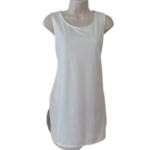 Tangerine Womens Athleisure Burnout Layered Tank Tops (LARGE)